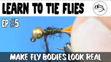 Video thumb for Fly Tying Class Part #3: Wrapping and Ribbing Bodies