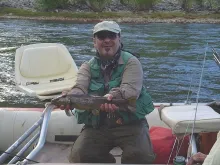 User submitted picture: Dark Brown trout caugth o...