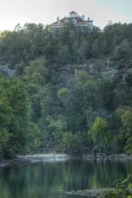 User submitted picture: House over Sylamore Creek